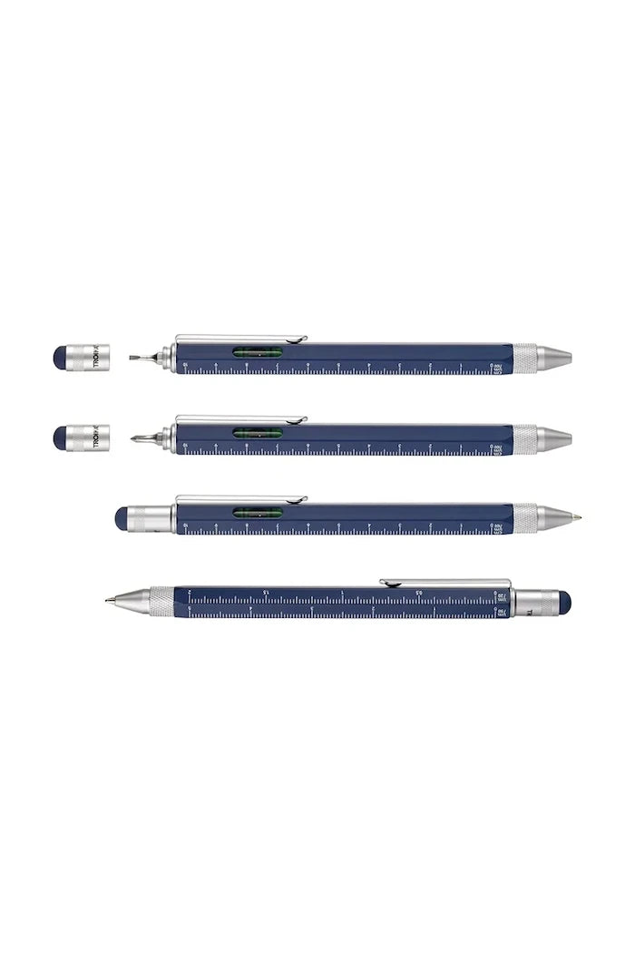 Troika çok işlevli pirinç kalem 15 x 1,1 x 1,3 cm