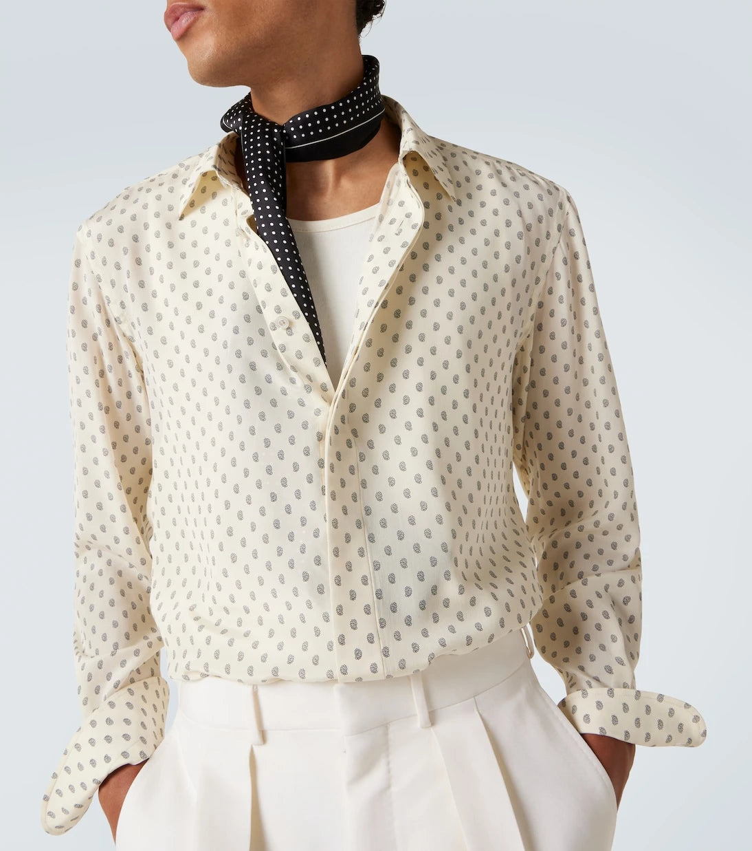 Tom Ford - Paisley silk crêpe de chine shirt