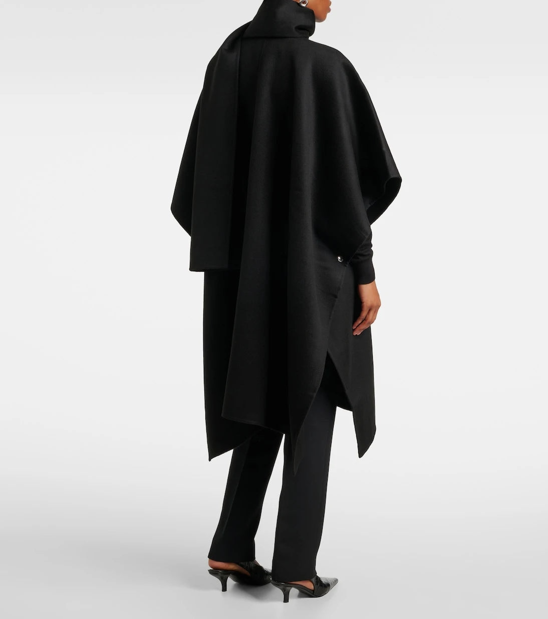 Toteme - Doublé scarf-detail wool coat