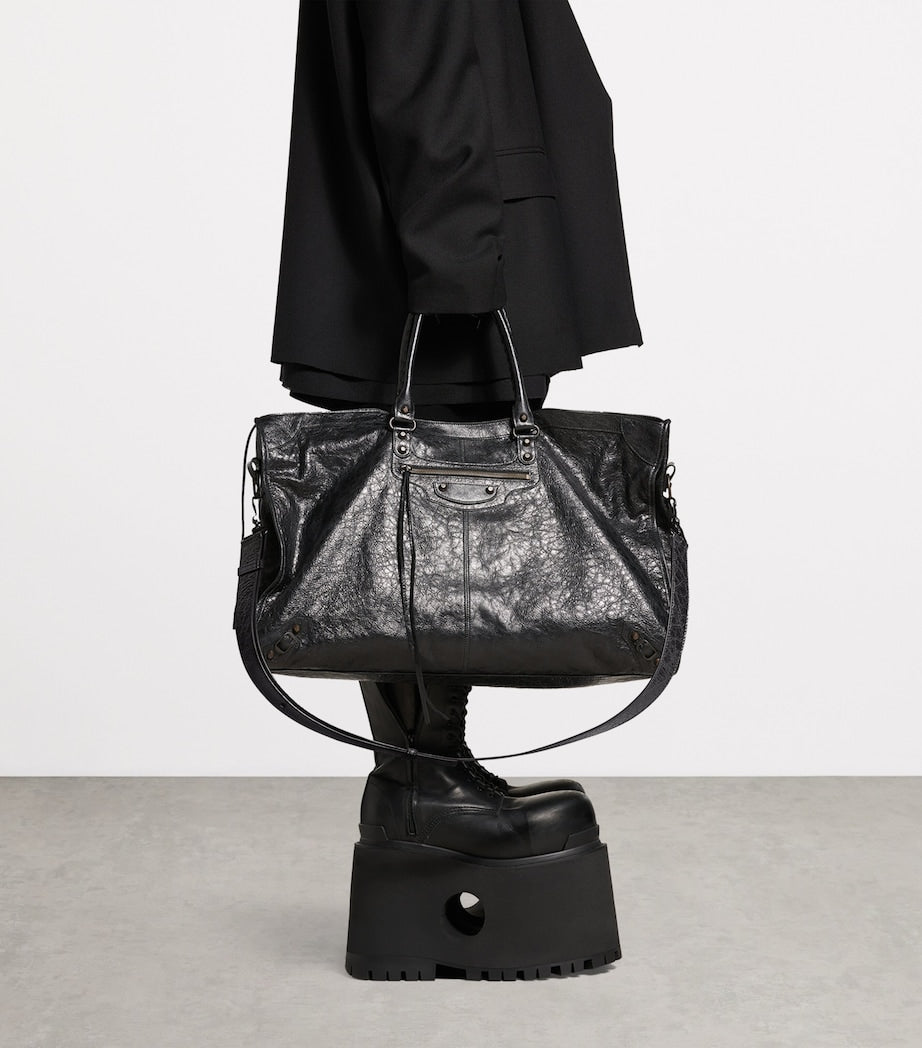 Leather Le City Travel Top-Handle Bag