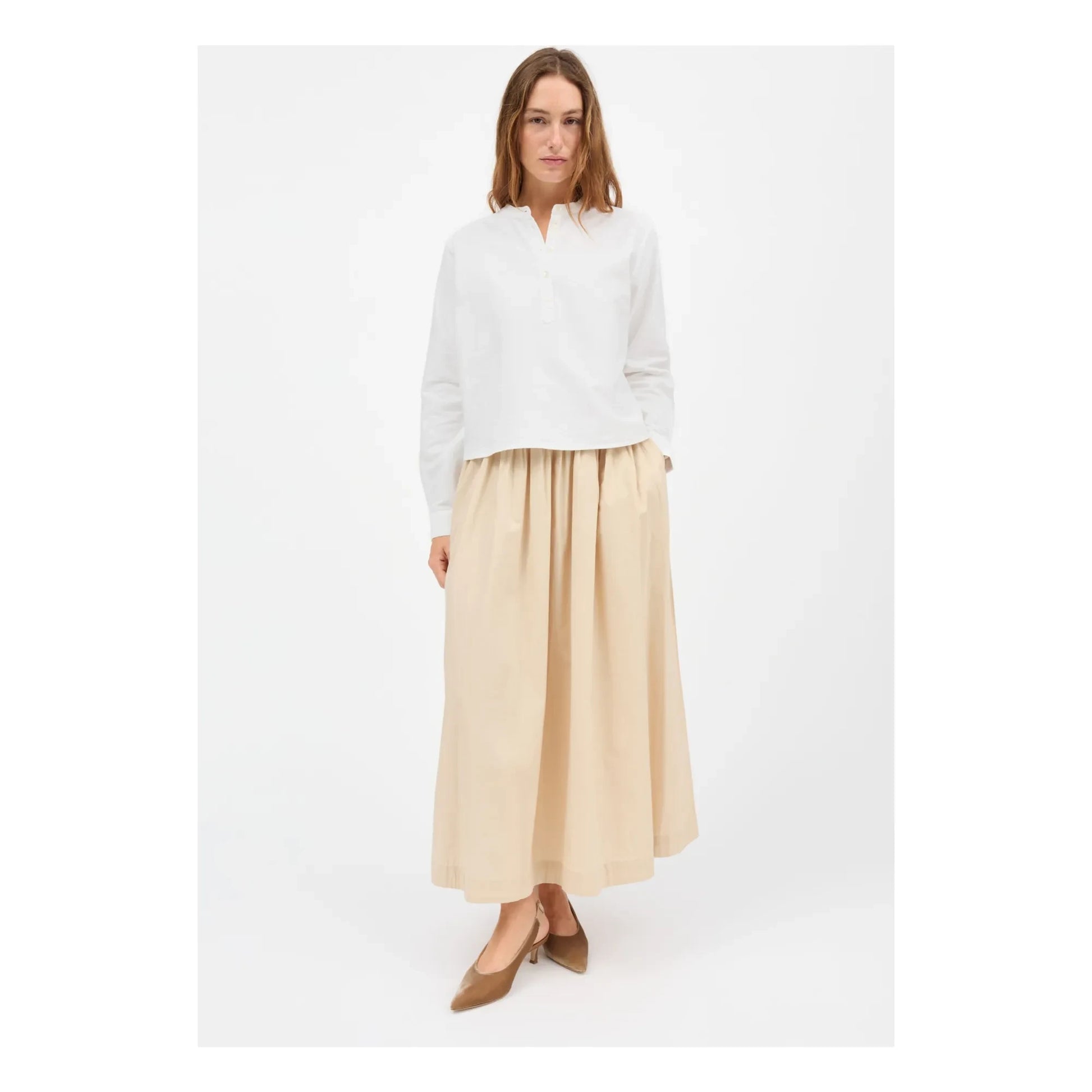 Skall Studio - Dagny Cotton skirt | Sand