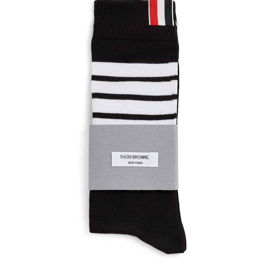 Thom Browne Kids 4-Bar Knee-High Socks