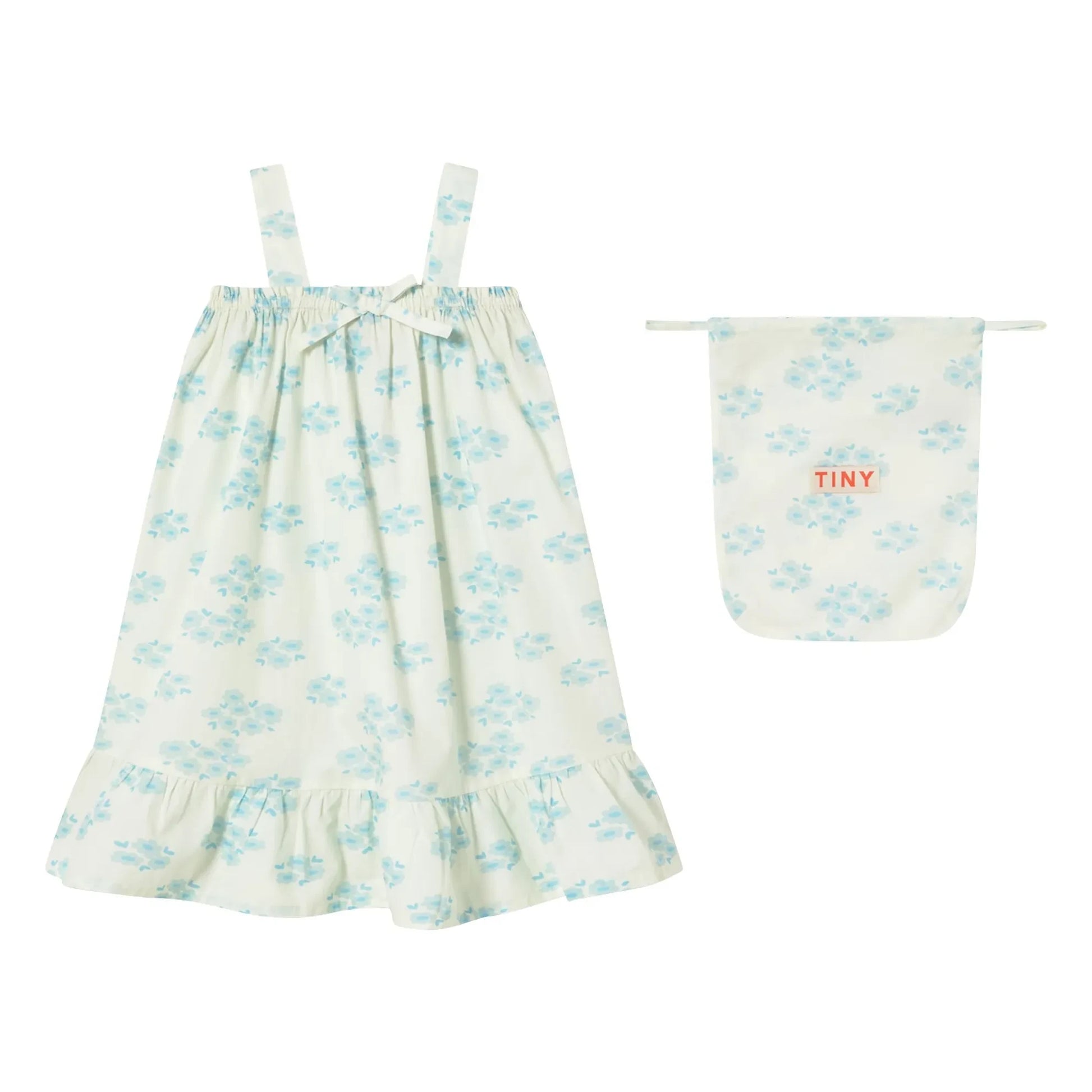 Tinycottons - Floral dress | White