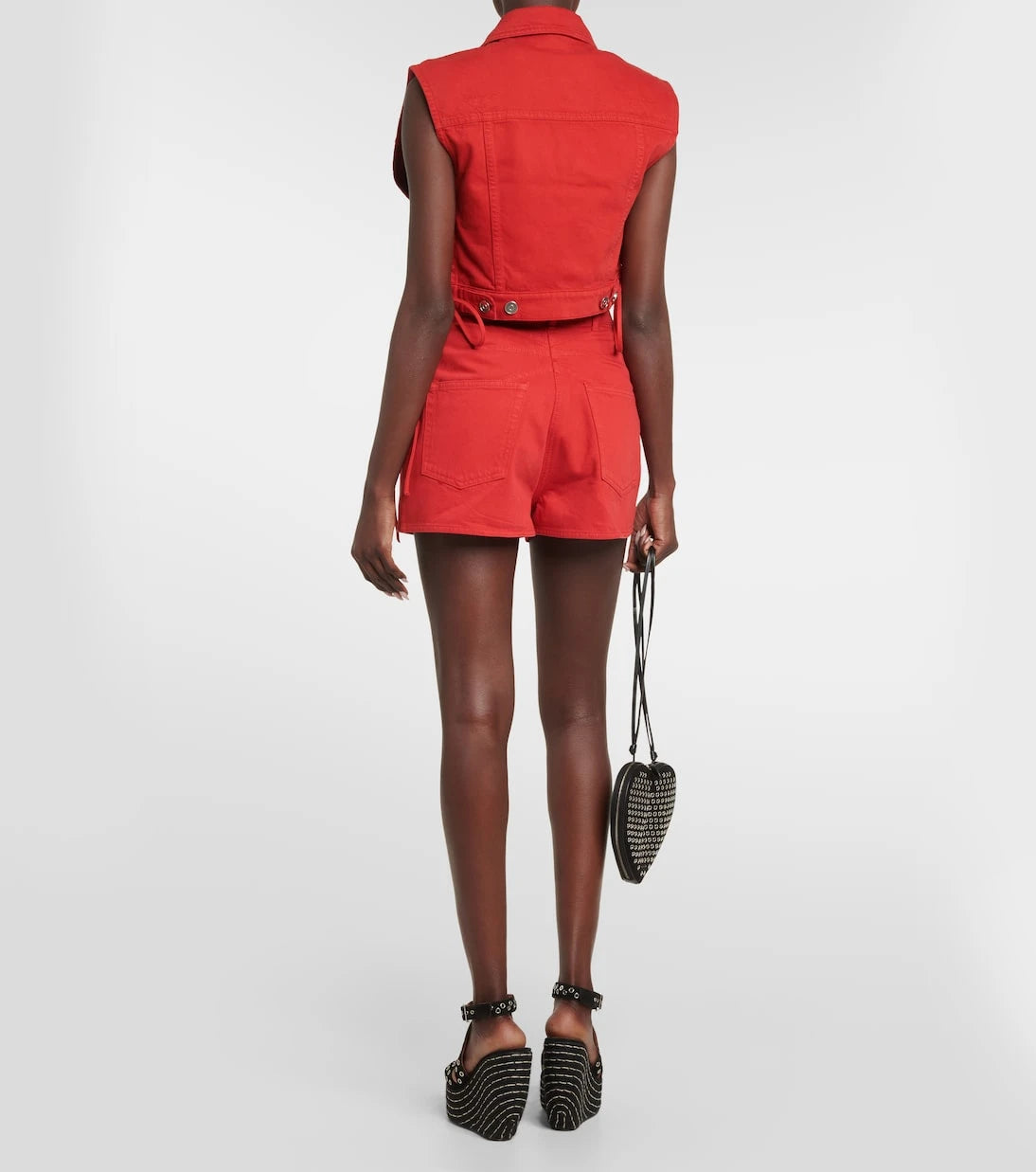 Alaïa - سترة قطنية مخرمة