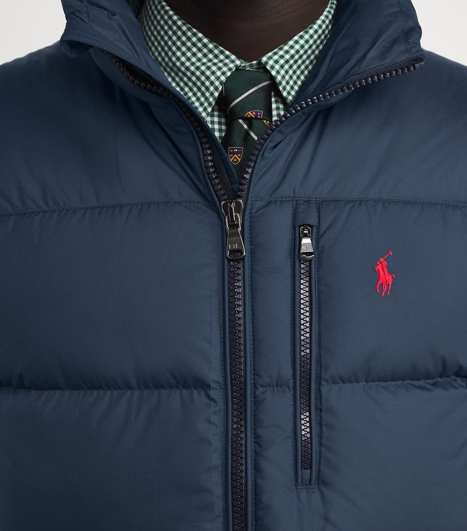 Polo Ralph Lauren Navy Water-Resistant Down Gorham Gilet