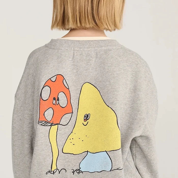 Bobo Choses Çocuklar için Pamuk Mush Monster Oversize Sweatshirt