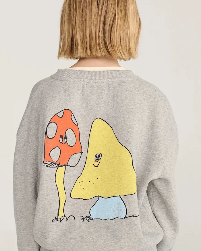 Bobo Choses Çocuklar için Pamuk Mush Monster Oversize Sweatshirt