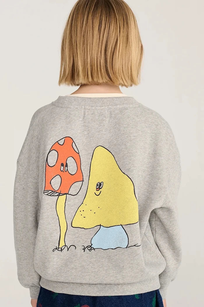 Bobo Choses Çocuklar için Pamuk Mush Monster Oversize Sweatshirt