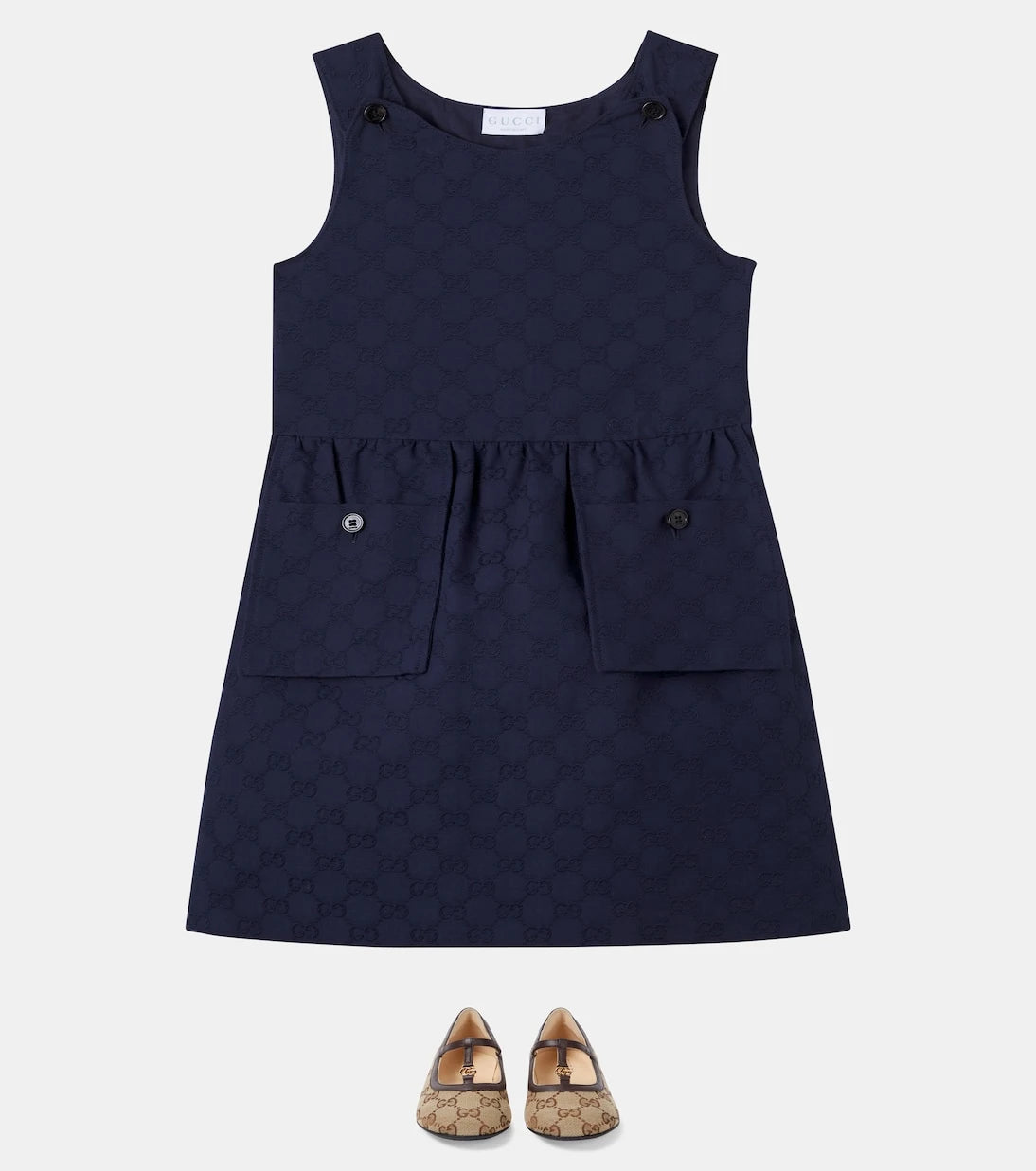 Gucci Kids - GG cotton dress