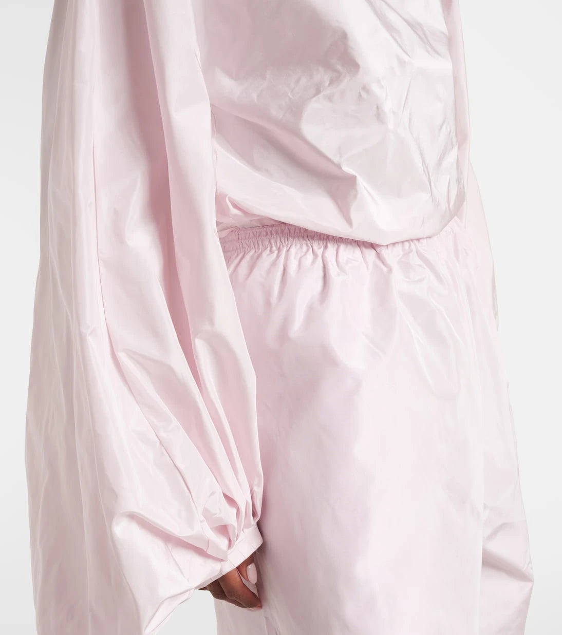 Alaïa - Balloon silk bodysuit
