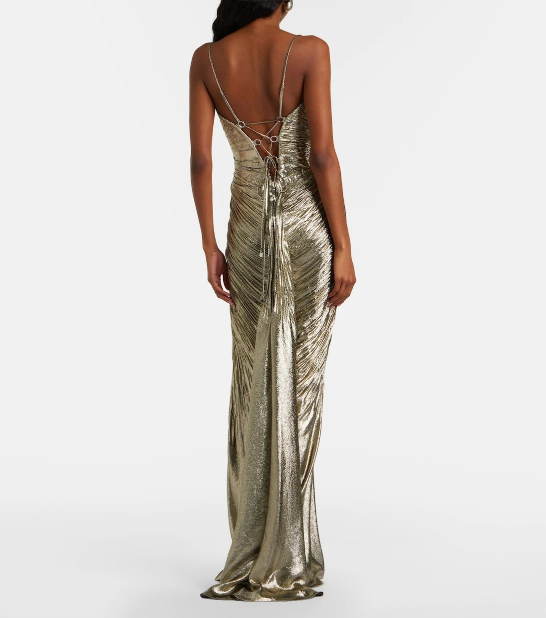 Maria Lucia Hohan - Dakota lamé chiffon gown