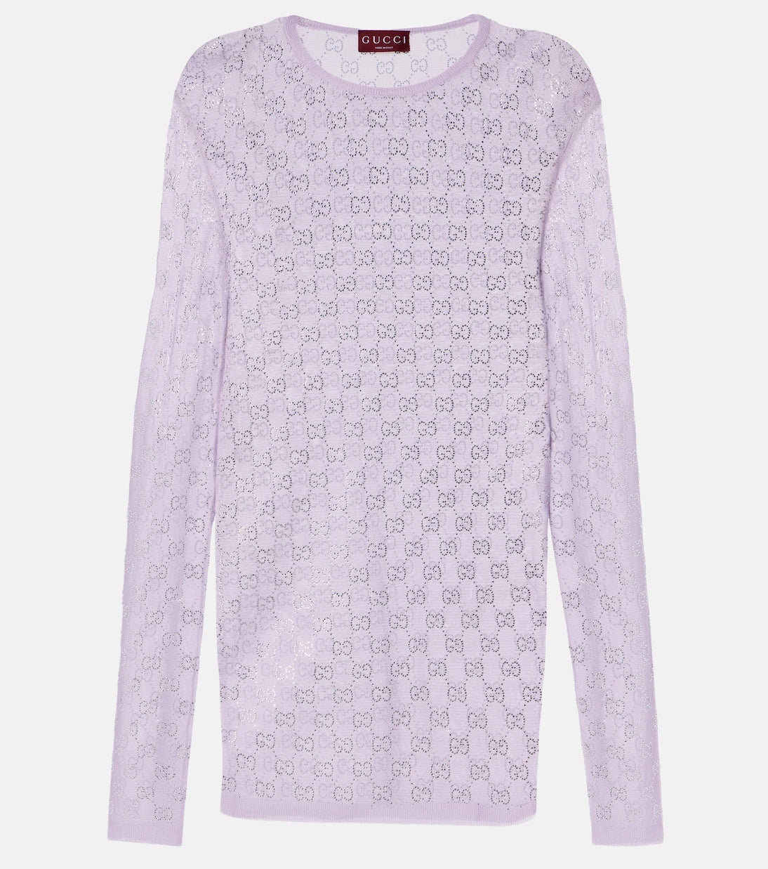 Gucci - GG Crystal silk top
