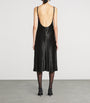 Balenciaga Black Midi Slip Dress