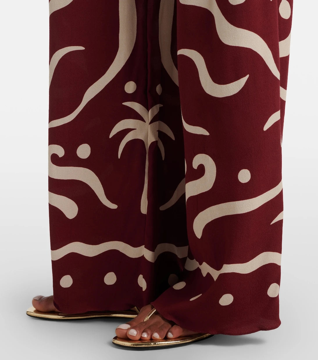 Cala de la Cruz - Toya printed wide-leg pants