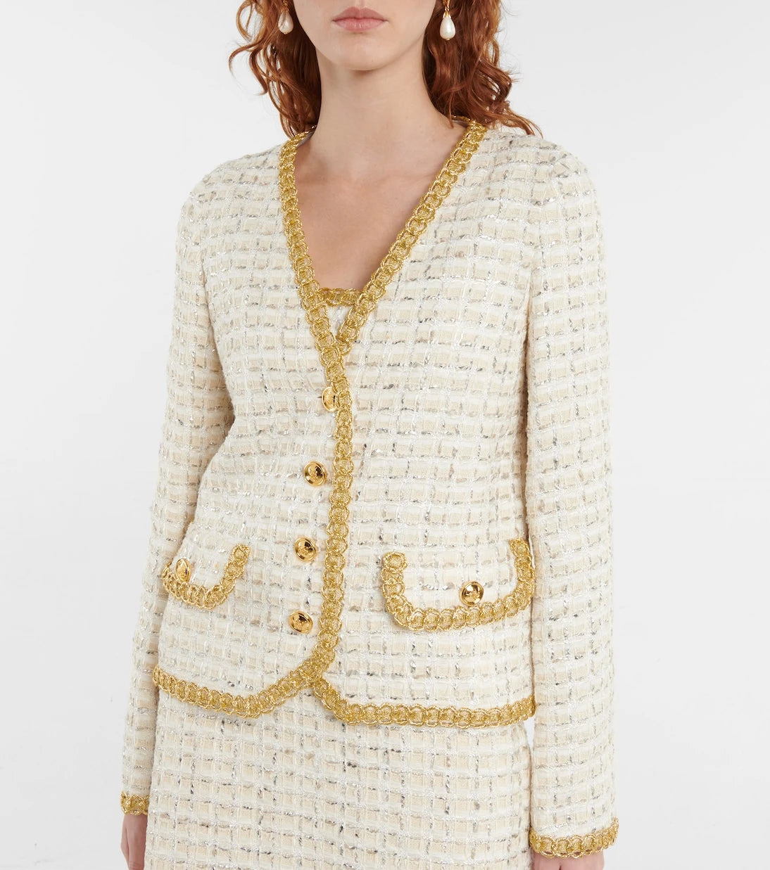 Giambattista Valli - Embellished tweed jacket