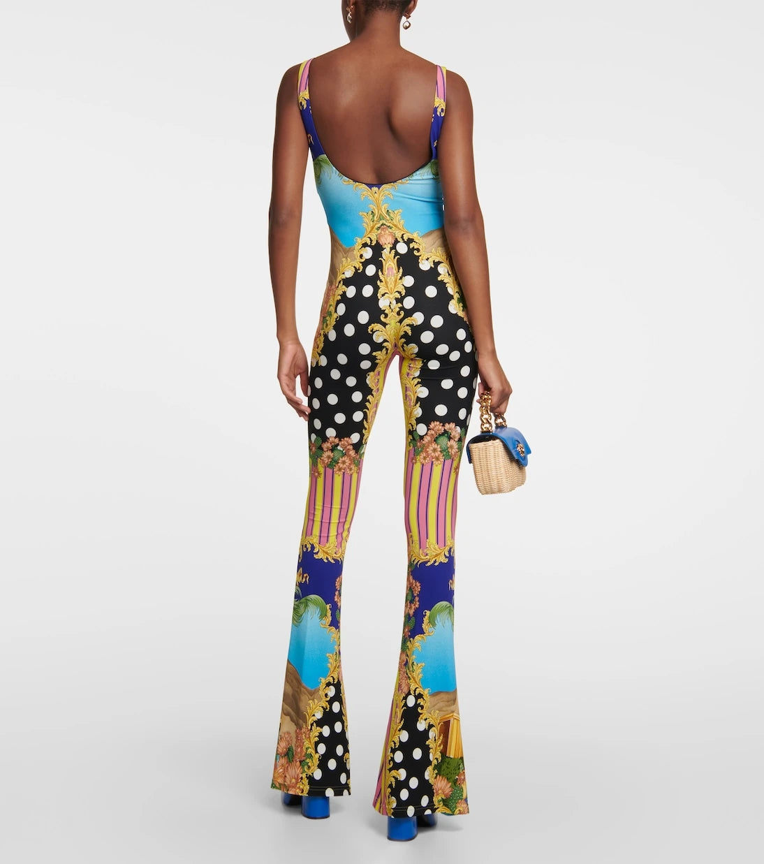 Versace - Medusa Palm Springs flared jumpsuit