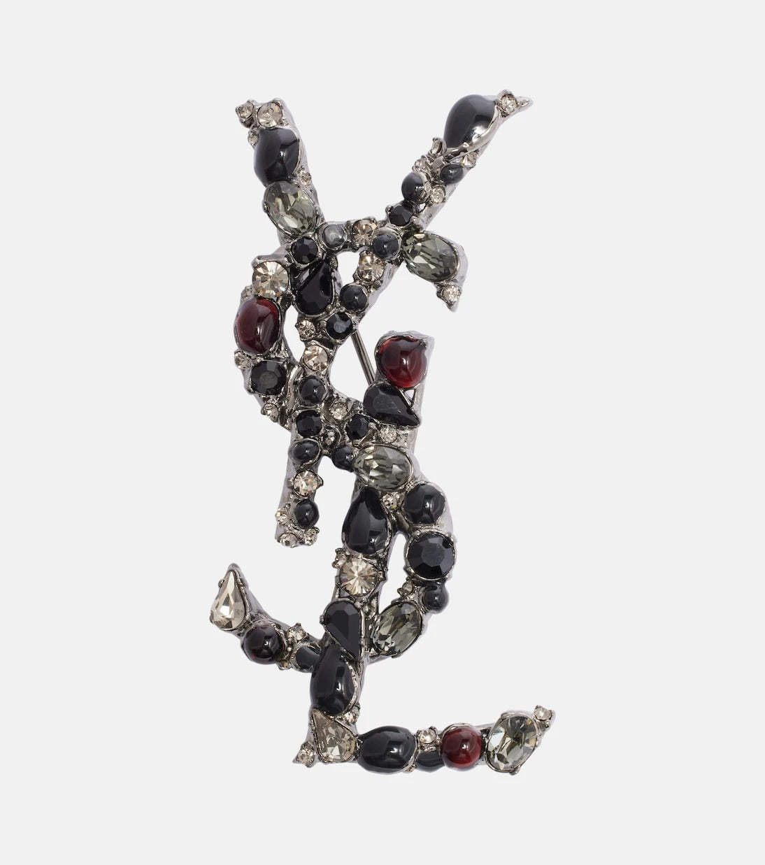 Saint Laurent - Cassandre embellished brooch