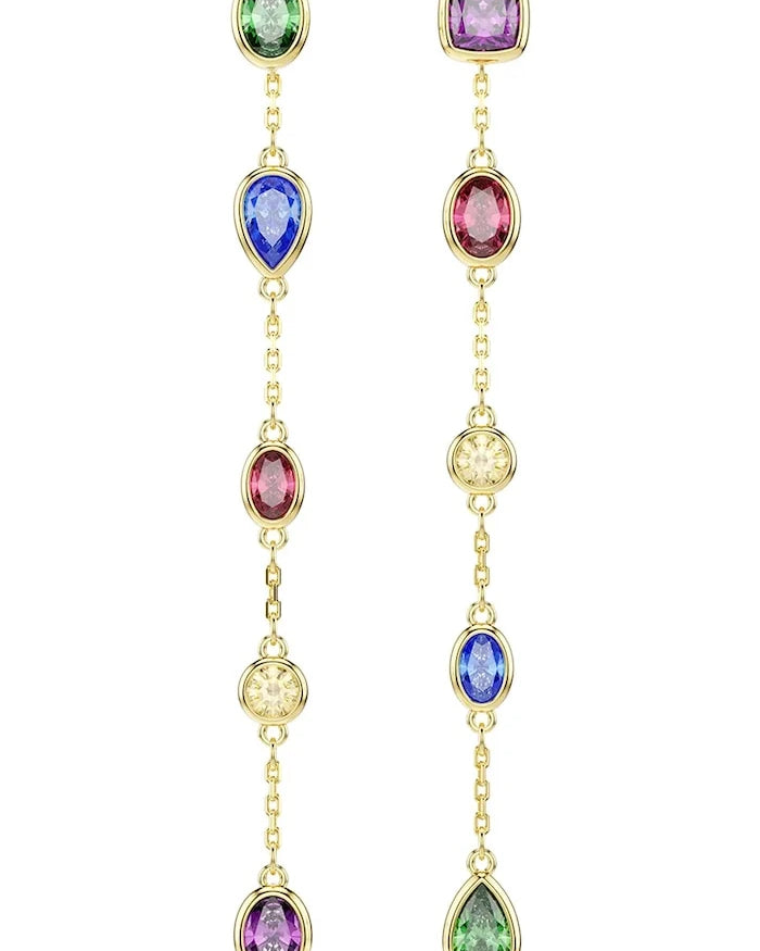 Swarovski Kadın Altın Kaplama Zirkon Küpe IMBER
