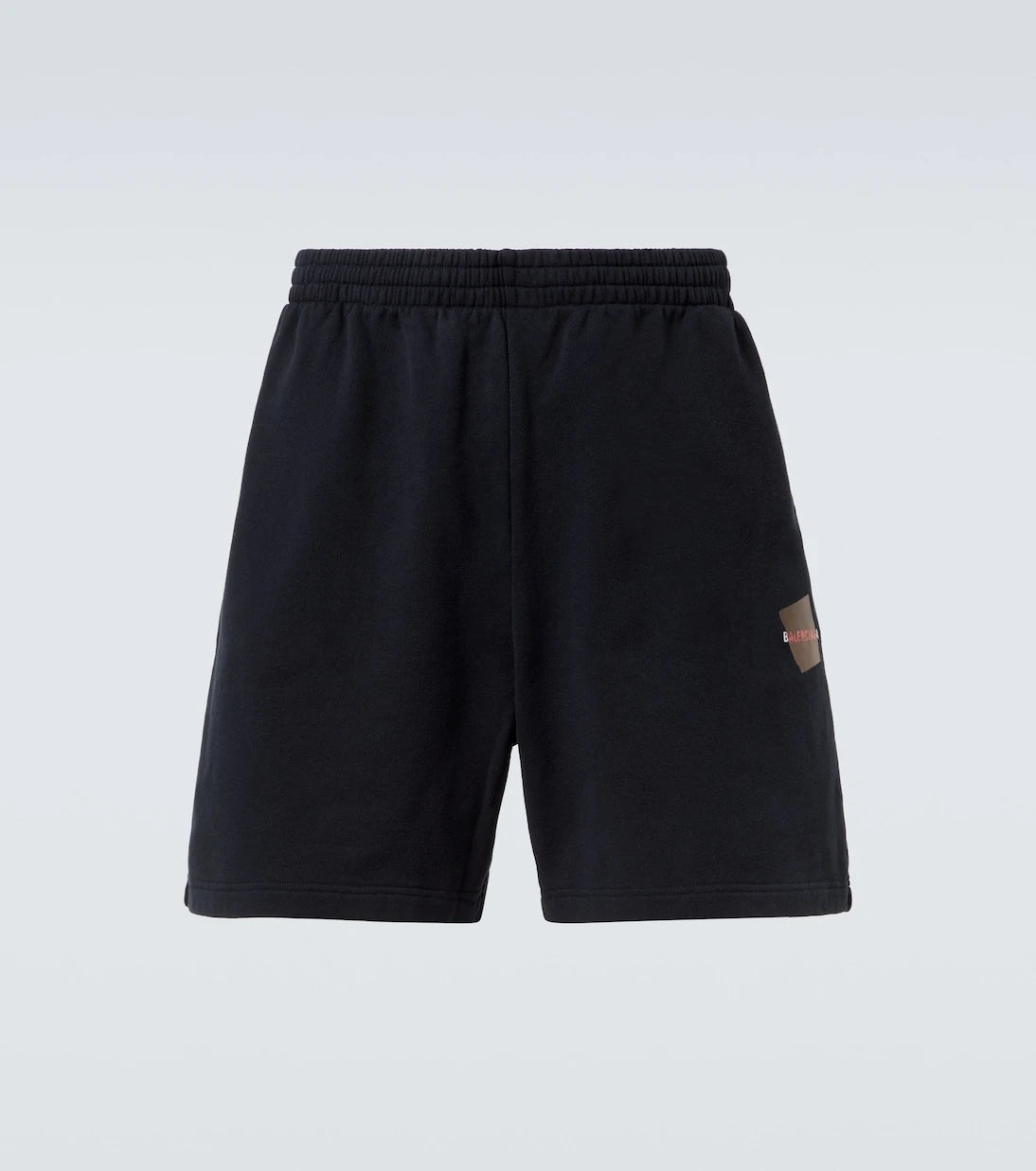 Balenciaga - Logo cotton fleece shorts