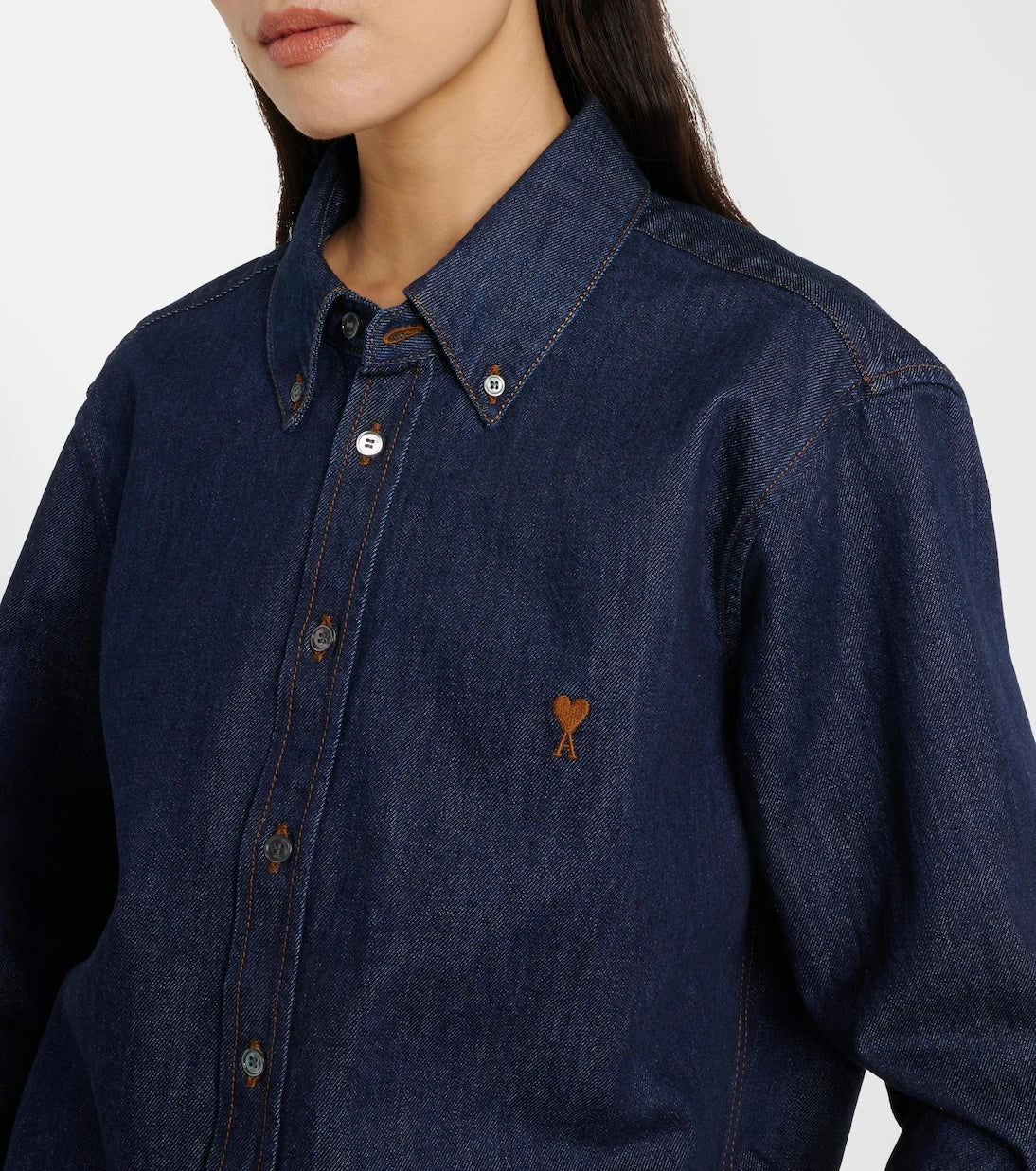 Ami Paris - Ami De Cœur denim shirt