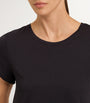 Hanro Black Modal Yoga T-Shirt