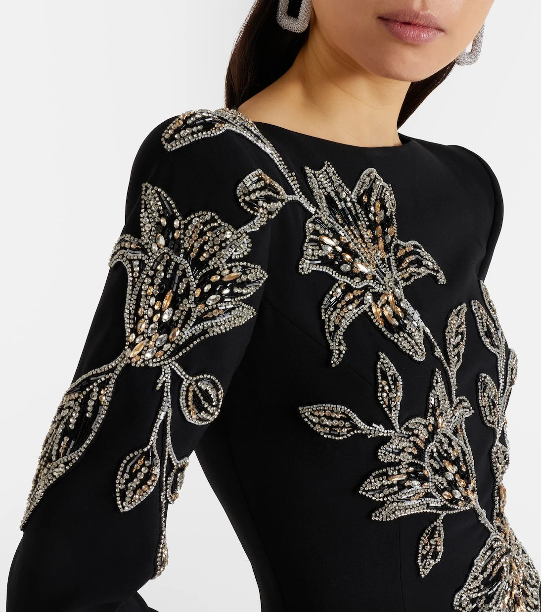 Jenny Packham - فستان Slipper Orchid مزين بالترتر
