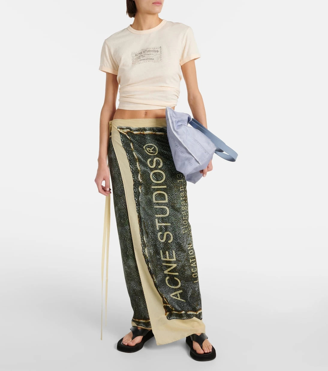 Acne Studios - Logo cotton scarf