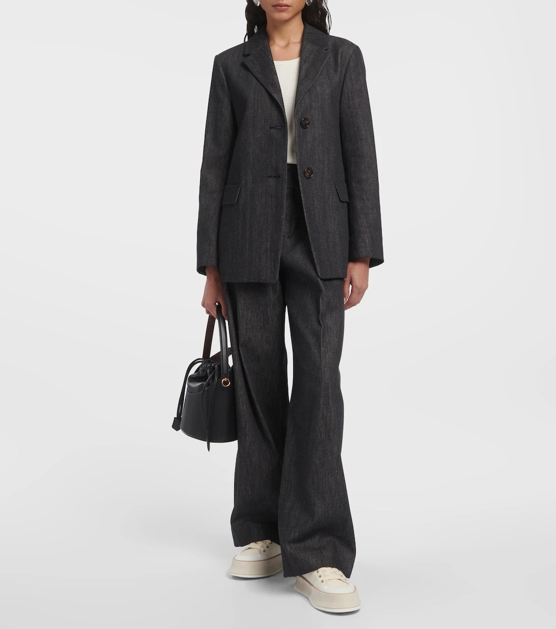 'S Max Mara - Murano chambray blazer