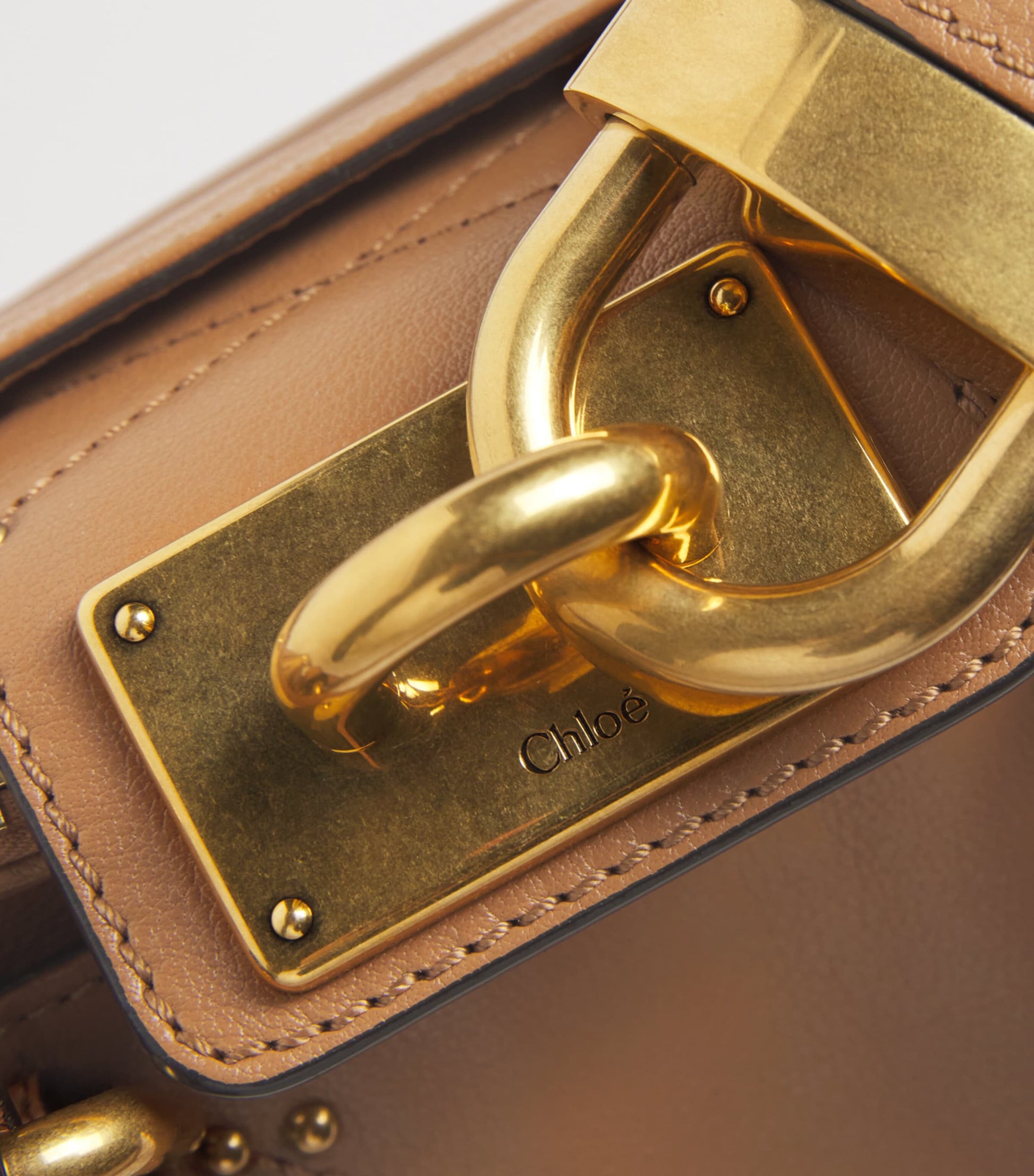 Chloé Small Leather Paddington Top-Handle Bag