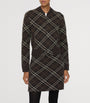 Burberry Wool-Blend Check Bomber Jacket