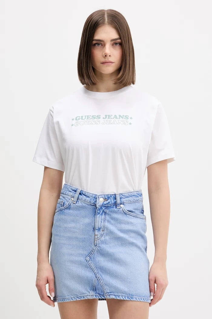 Guess Jeans Kadın Pamuklu Tişört