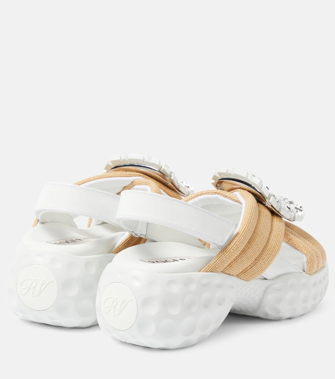 Roger Vivier - Viv' Run Light Strass Buckle sandals