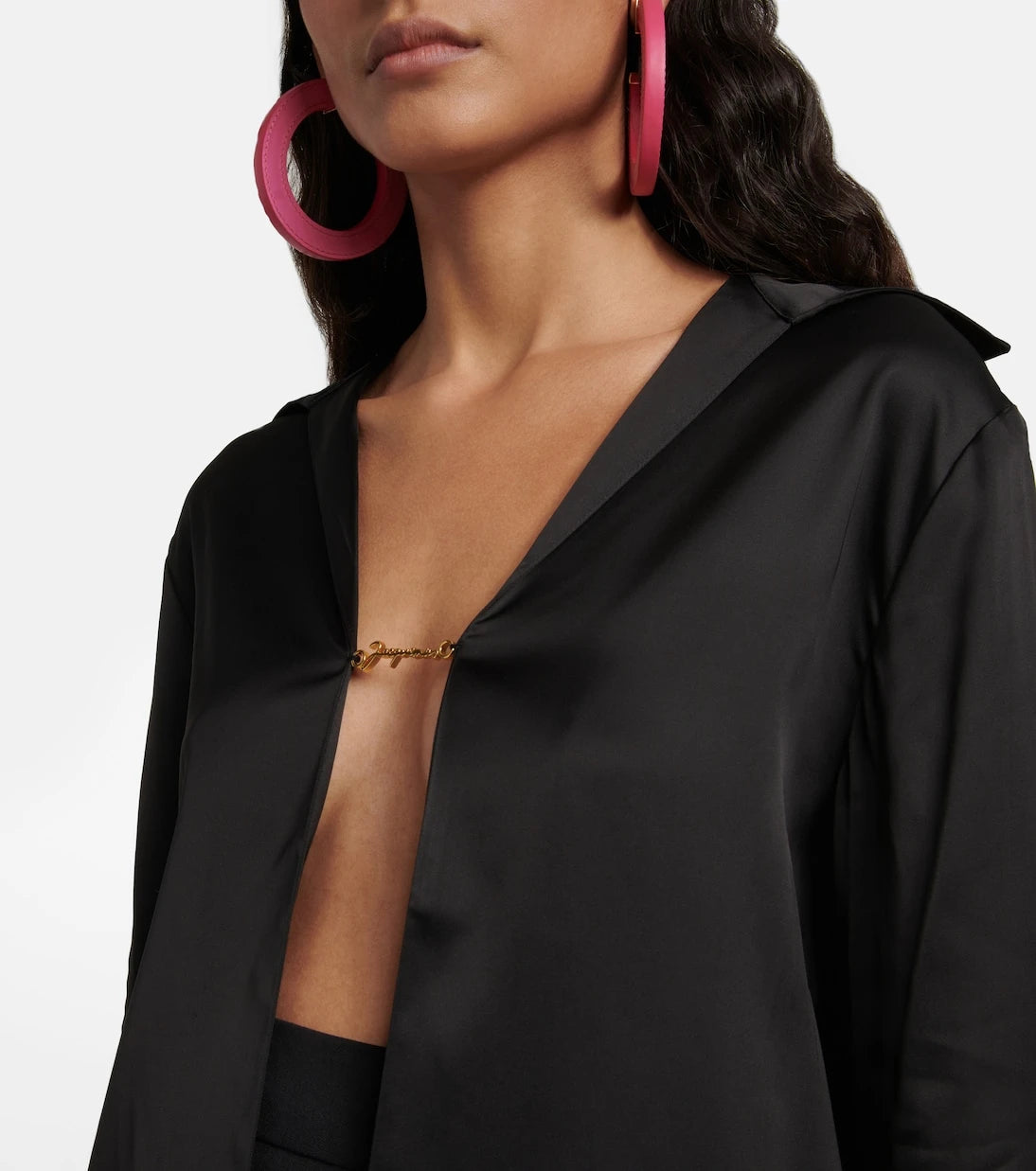 Jacquemus - La Chemise Notte satin shirt