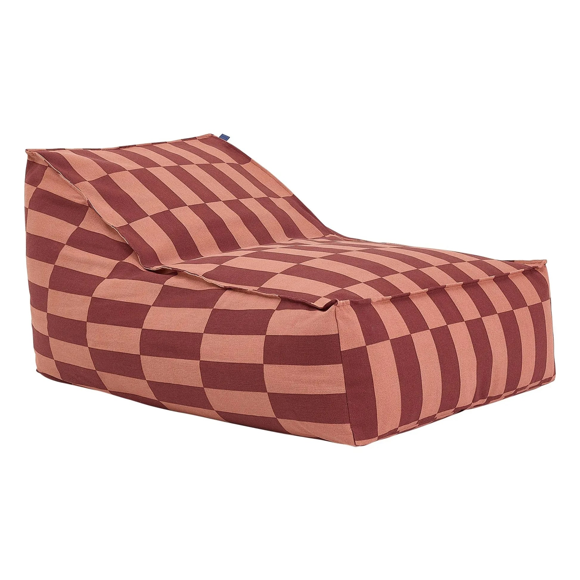Nobodinoz - Vibes Tiles long pouffe | Red