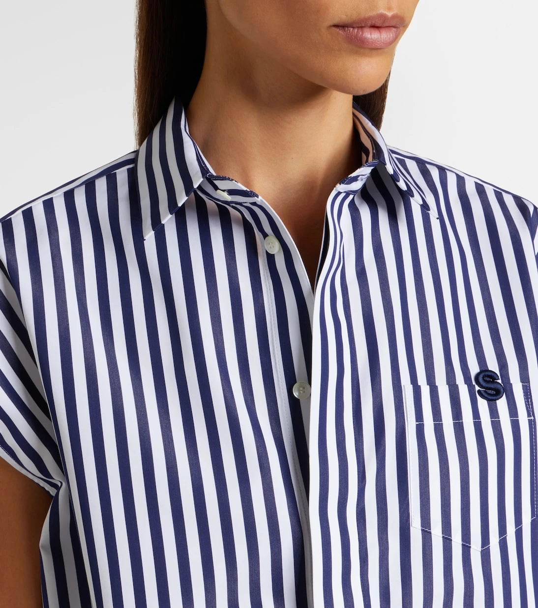 Sacai - Striped poplin shirt
