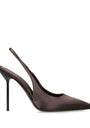 Satin Lidia Slingback Pumps 105
