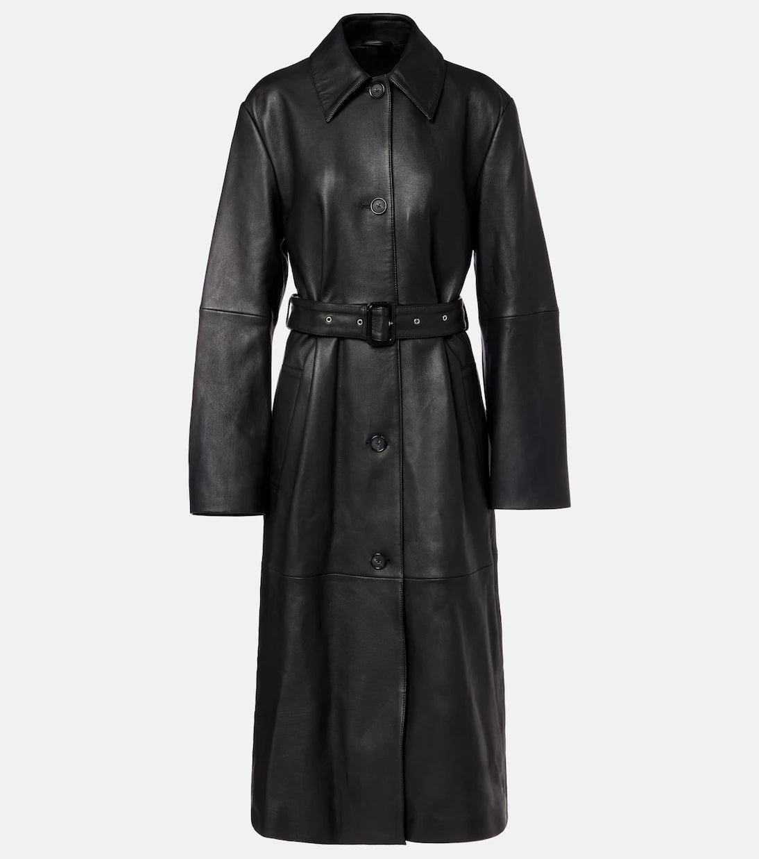 Toteme - Belted leather coat