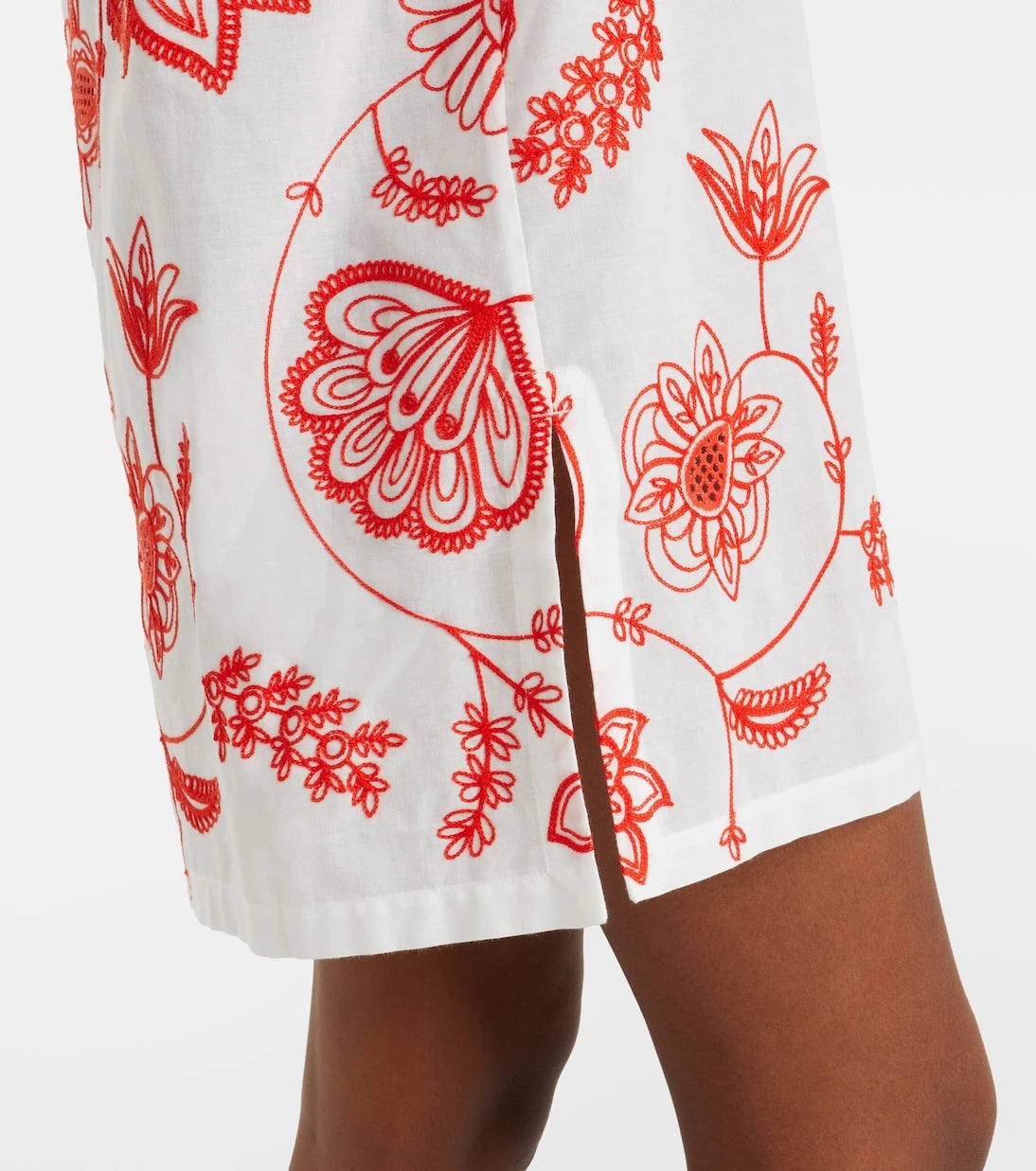 Eres - Levia embroidered cotton-blend minidress