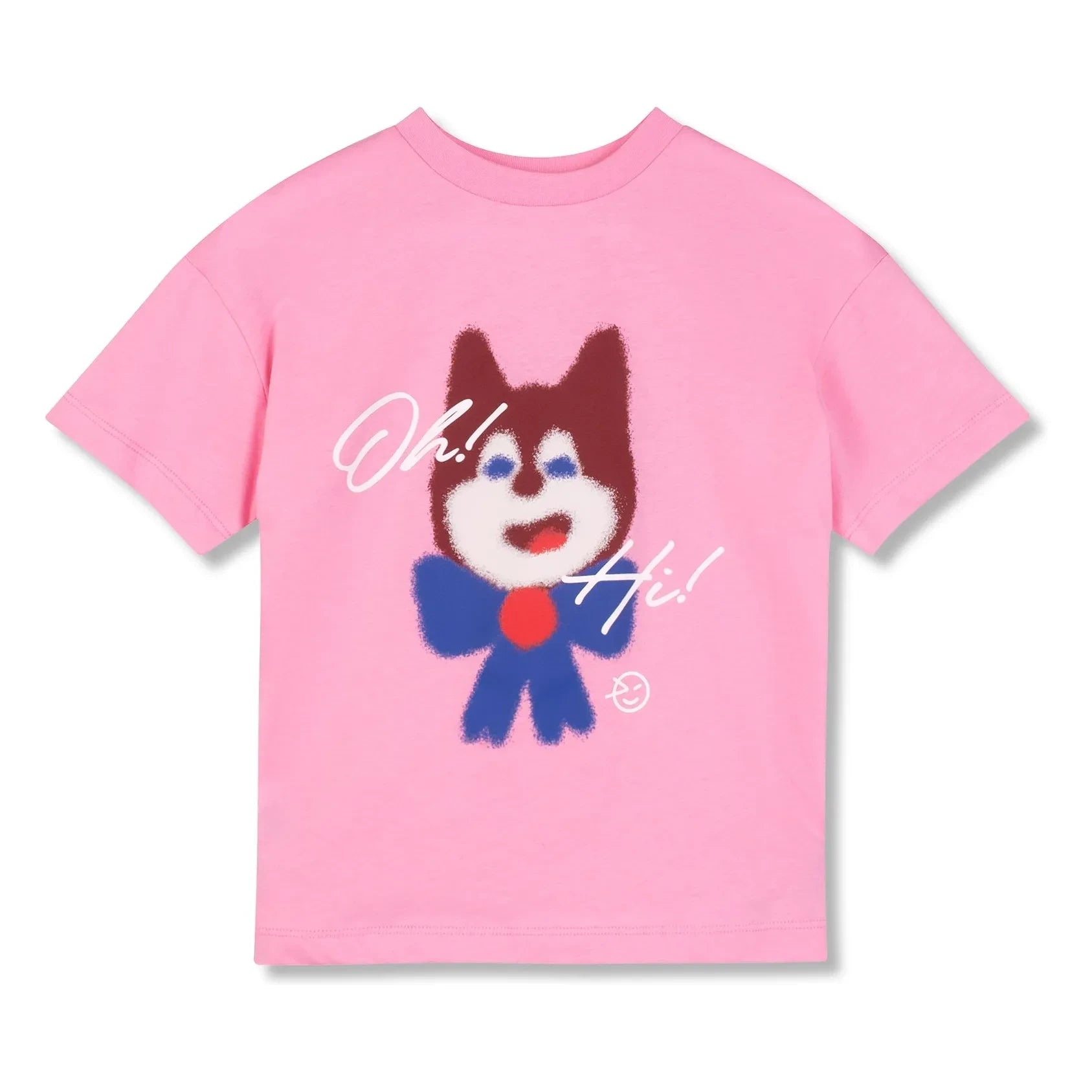 Wynken - T-shirt Cat Organic Cotton | Pink