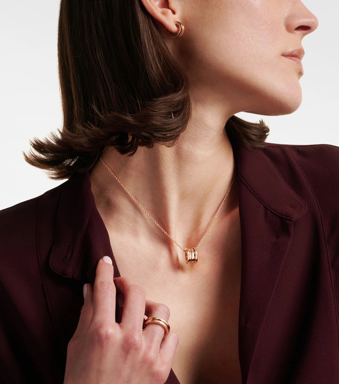 Bvlgari - B.zero1 18kt rose gold necklace