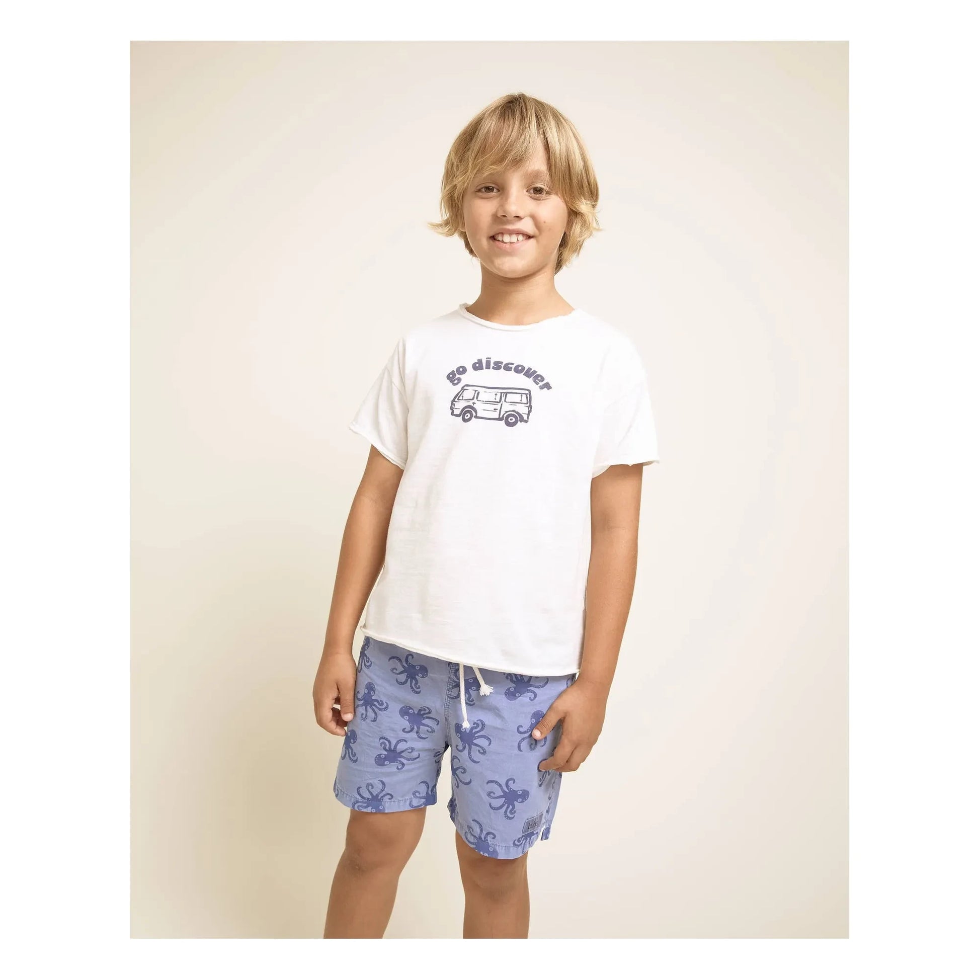 Búho - Go Discover T-shirt Organic cotton | White
