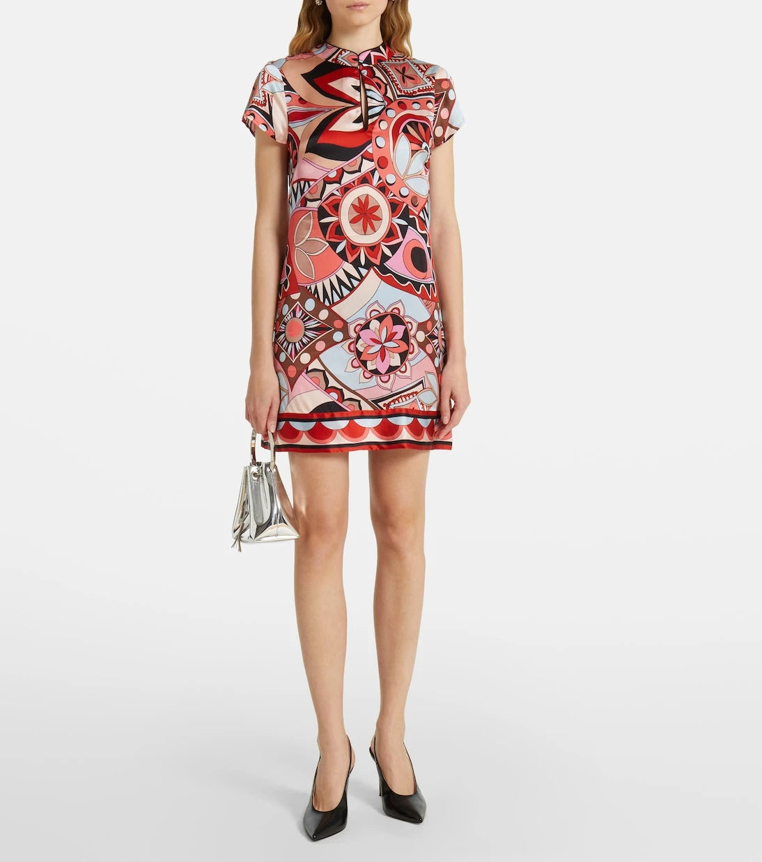 Rixo - Printed silk minidress