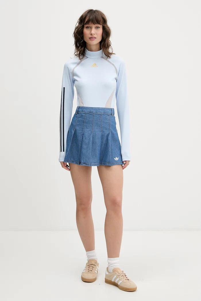 adidas Originals denim pileli etek