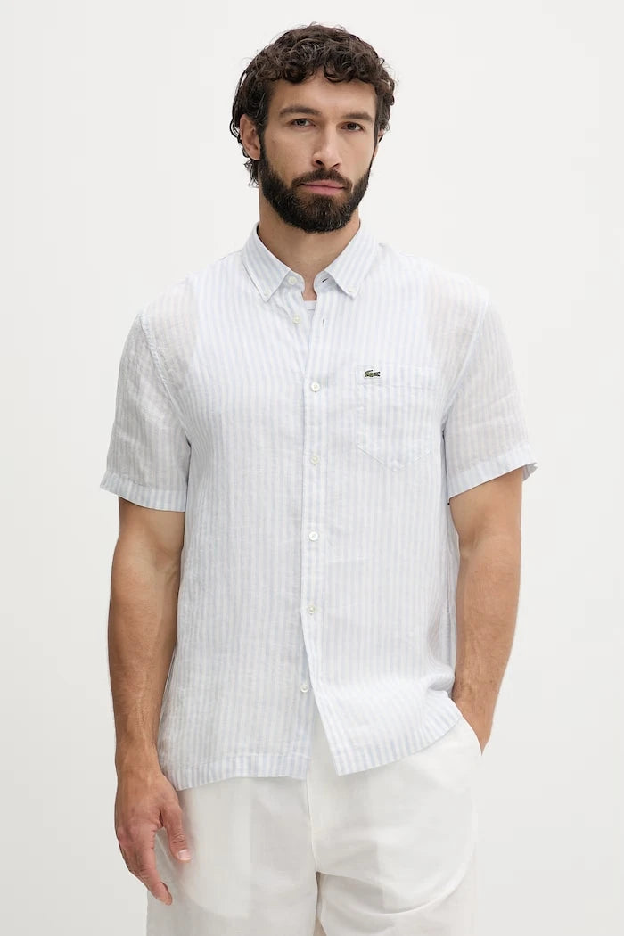 Lacoste риза мъжка от лен
