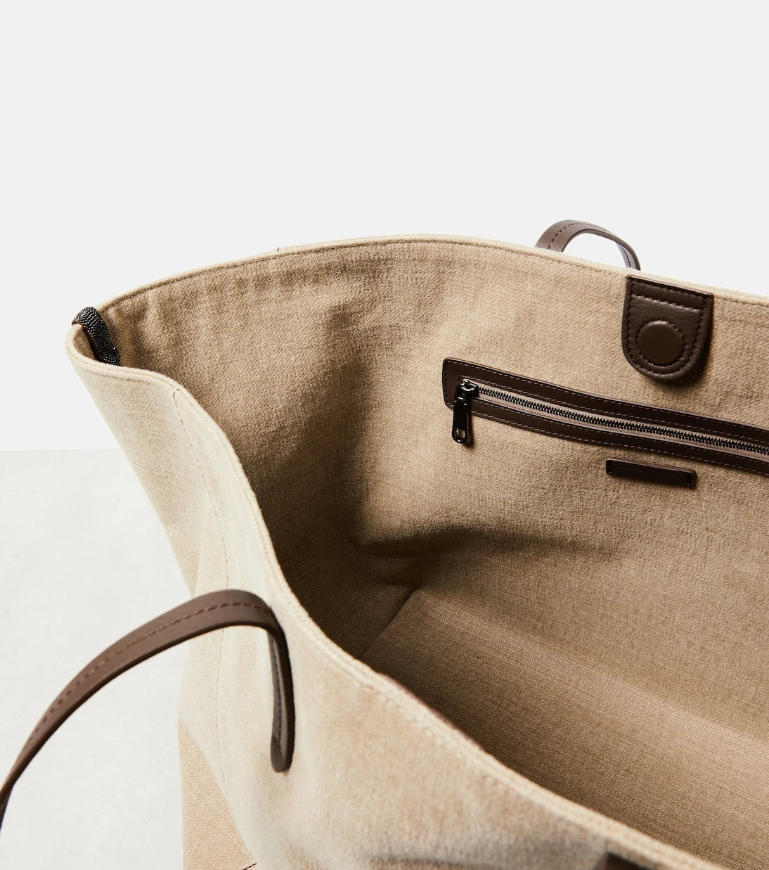 Brunello Cucinelli - Large canvas tote bag