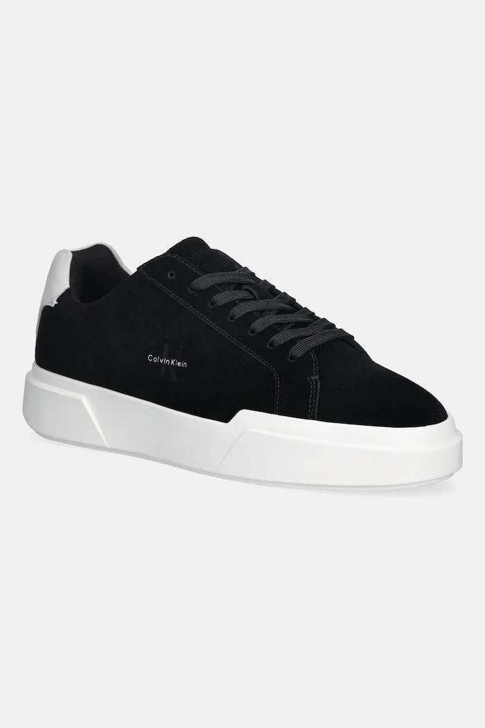 Кожени маратонки Calvin Klein CHUNKY CUPSOLE LACEUP SU