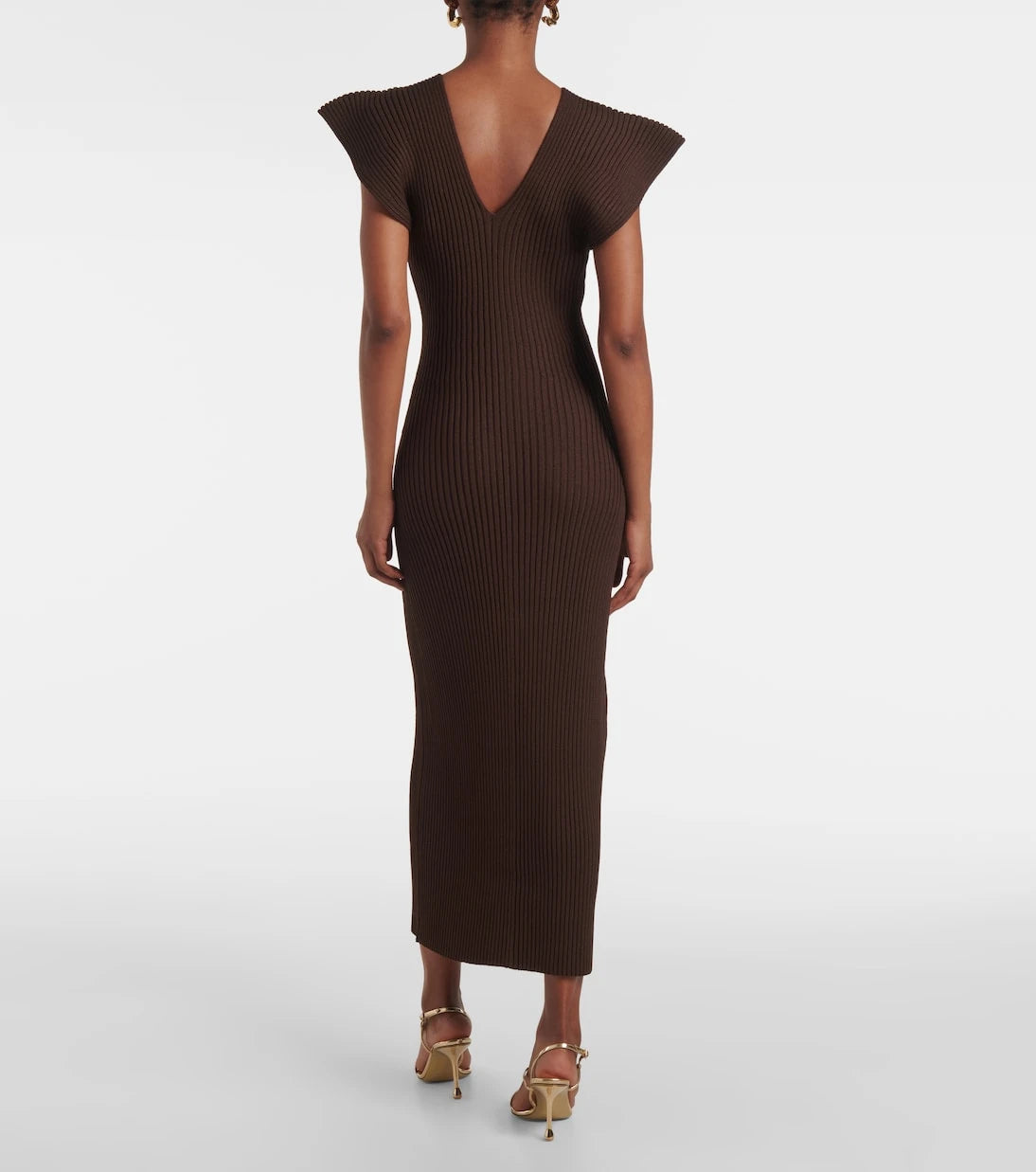 Altuzarra - Trey ruffled ribbed-knit gown