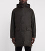 Barbour Brown Waxed Water-Resistant Beaudale Trench Coat