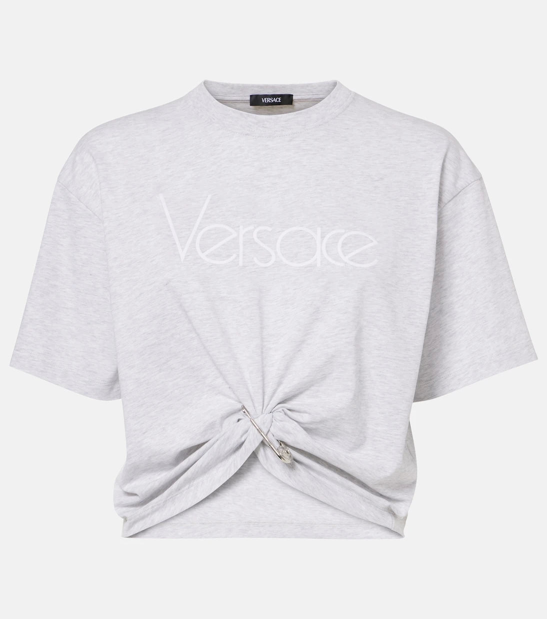Versace - 1978 Yeniden Üretim logolu crop pamuklu üst