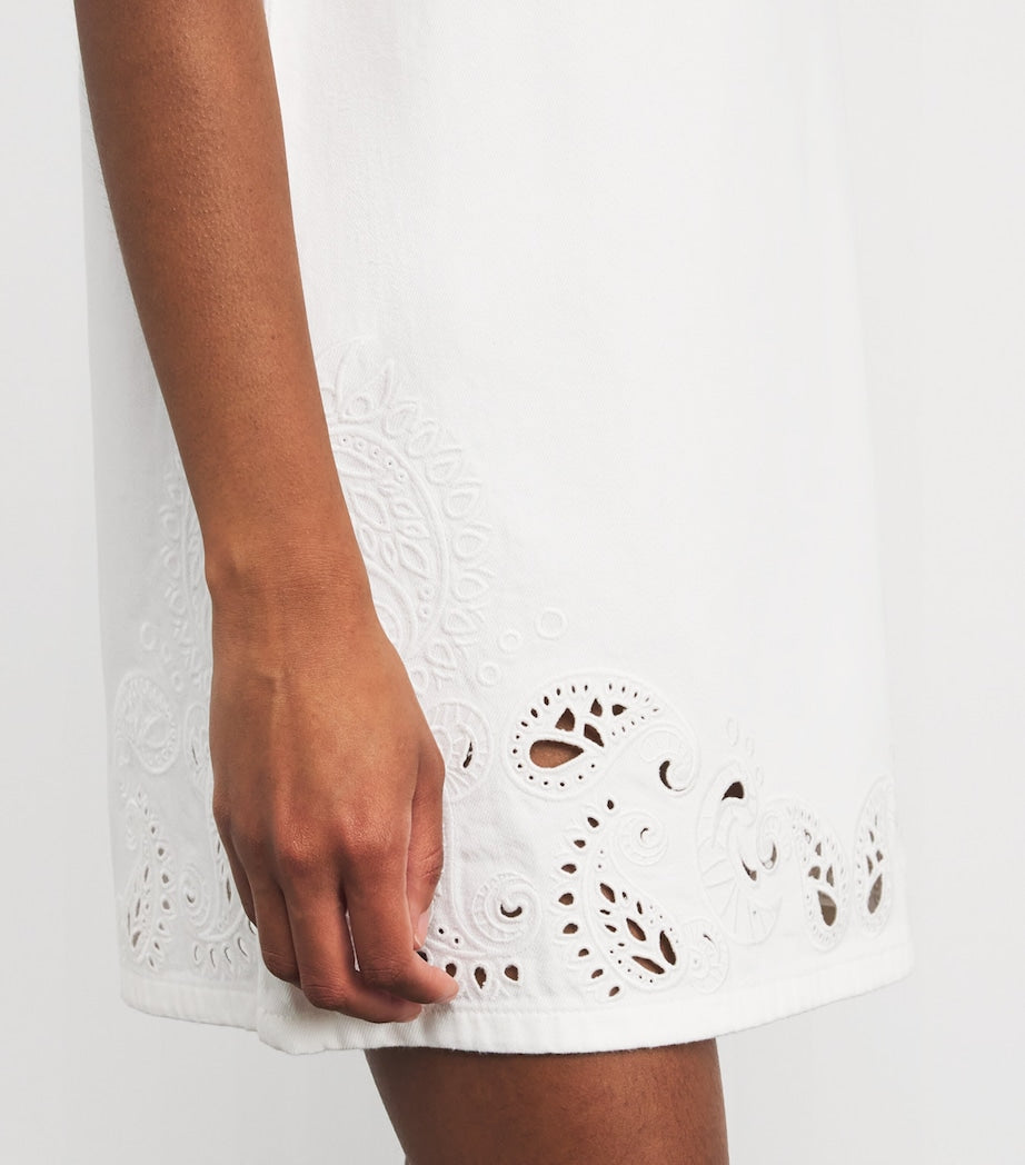 Rag & Bone White Featherweight Belle Mini Dress